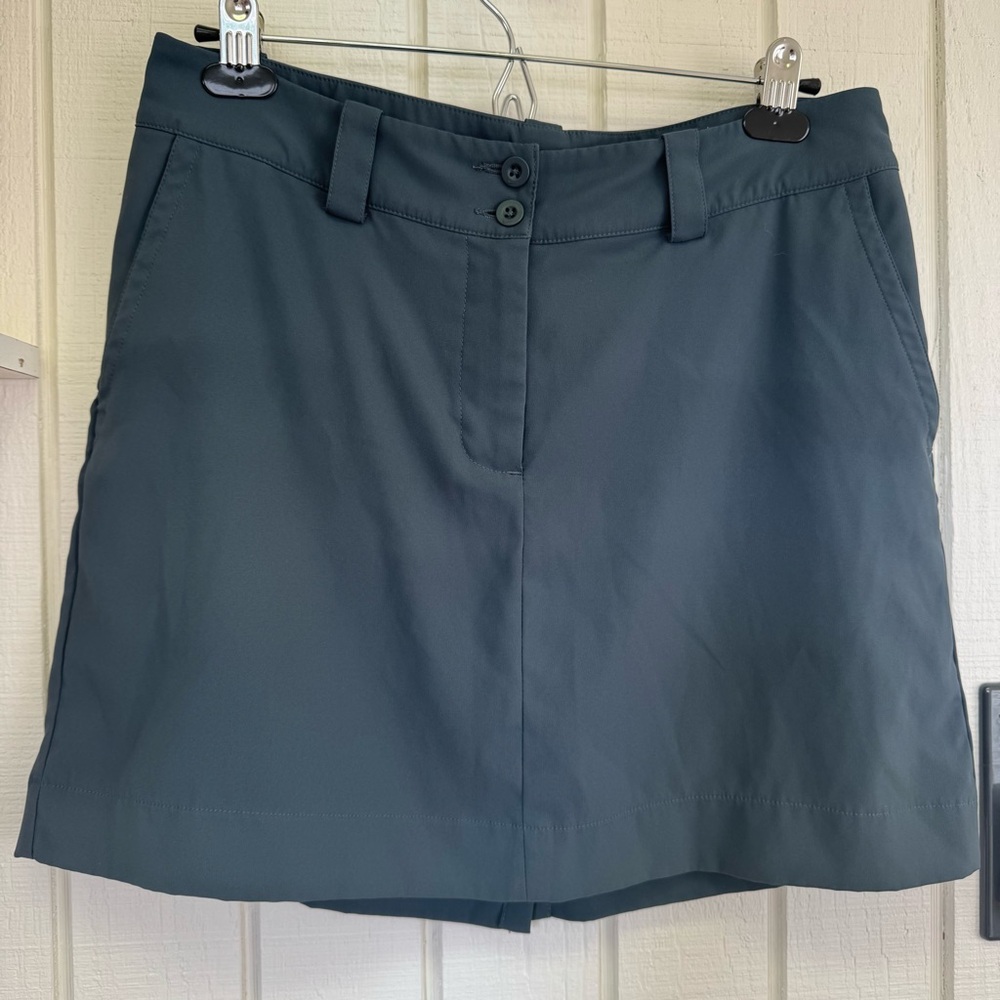 Nike Golf Gray Tour Performance Dri-Fit Skirt built in compression shorts 6